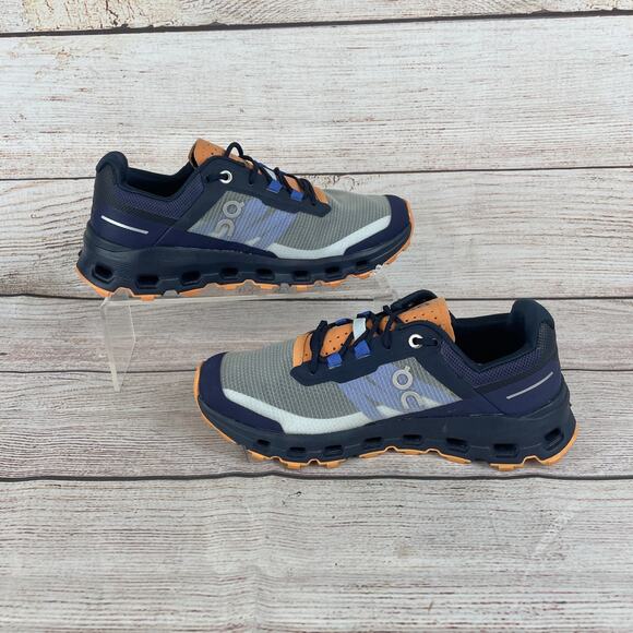 On Cloudvista Womens Sz 6 Running Shoes Midnight Copper - Picture 2 of 9